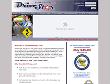 Tablet Screenshot of drivestardriving.com